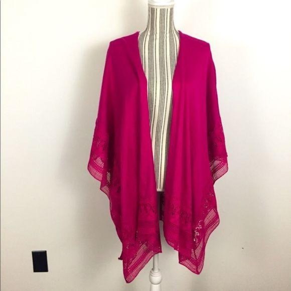 Lane Bryant Sweaters - New Lane Bryant hot pink cover up One size